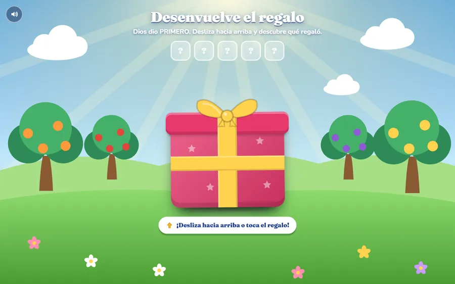 Desenvuelve el regalo
